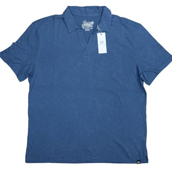 Southern Tide Other - Southern Tide Sunny Dunes Sun Farer Buttonless Men's Polo Shirt L NWT Aged Denim